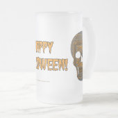 ハロウィーンスカルマグ フロストグラスビールジョッキ (正面右)