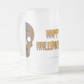 ハロウィーンスカルマグ フロストグラスビールジョッキ (正面左)