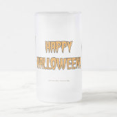 ハロウィーンスカルマグ フロストグラスビールジョッキ (中央)