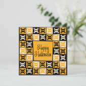 ハロウィーンスカルモザイク 招待状 (スタンド正面)