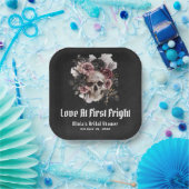 ハロウィーンスカルラブアットファーストブライダルシャワー ペーパープレート (パーティー)