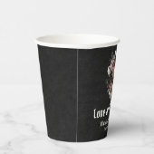 ハロウィーンスカルラブアットファーストブライダルシャワー 紙コップ (右)