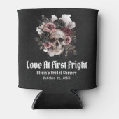 ハロウィーンスカルラブアットファーストブライダルシャワー 缶クーラー (正面)