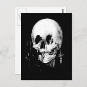 ハロウィーンスカル反射鏡 ポストカード (正面/裏面)