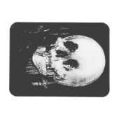 ハロウィーンスカル反射鏡 マグネット (横)