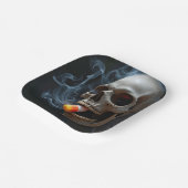 ハロウィーンスカル噛みキャンディーコーン ペーパープレート (傾斜あり)