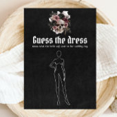 ハロウィーンスカル推測ザドレスブライダルシャワーゲーム 招待状