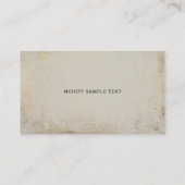 ハロウィーンスカル通話カード 名刺 (裏面)