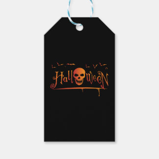 ハロウィーンスカル ギフトタグ