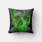 ハロウィーンスカル クッション (正面)