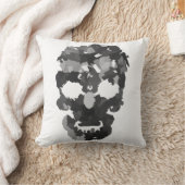 ハロウィーンスカル クッション (ブランケット)