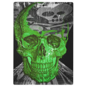 ハロウィーンスカル クリップボード (裏面)