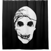 ハロウィーンスカル シャワーカーテン (正面)