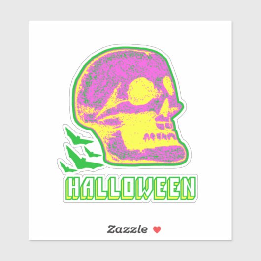 ハロウィーンスカル シール (シート)