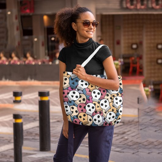 ハロウィーンスカル トートバッグ