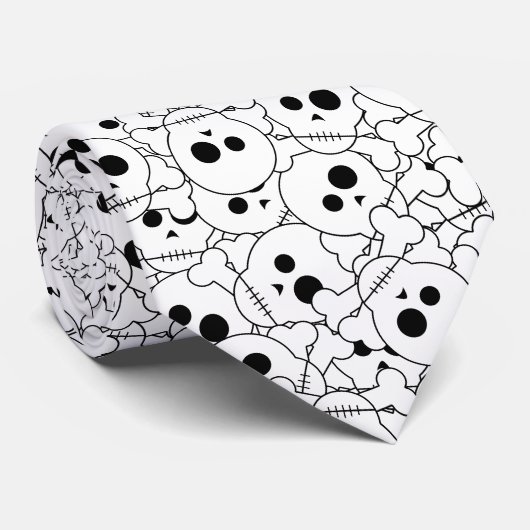 ハロウィーンスカル ネクタイ (ロール)