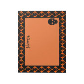 ハロウィーンスカル ノートパッド (回転)