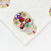 ハロウィーンスカル フリースブランケット (角)