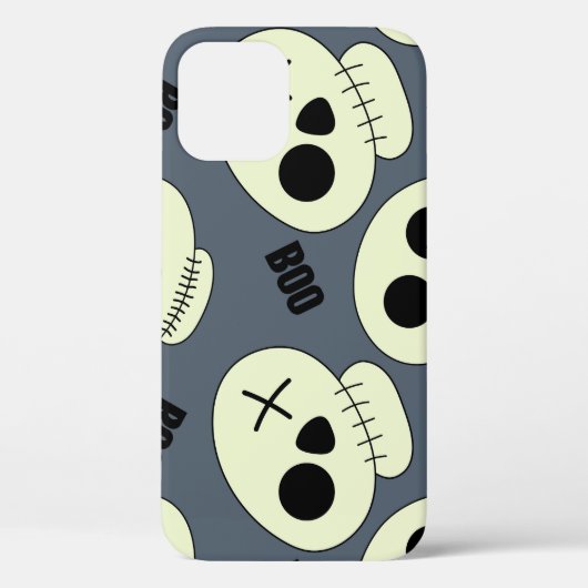 ハロウィーンスカル、ブー子供っぽいデザイン。 Case-Mate iPhoneケース (裏面)