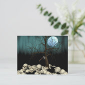 ハロウィーンスカル ポストカード (スタンド正面)