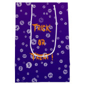 ハロウィーンスカル ミディアムペーパーバッグ (裏面)