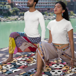 ハロウィーンスカル ヨガマット