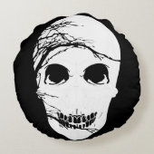 ハロウィーンスカル ラウンドクッション (裏面)