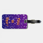 ハロウィーンスカル ラゲッジタグ (裏面横)