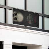 ハロウィーンスカル 横断幕 (ビルの外側)