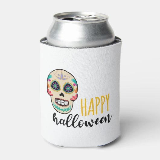 ハロウィーンスカル 缶クーラー (缶正面)