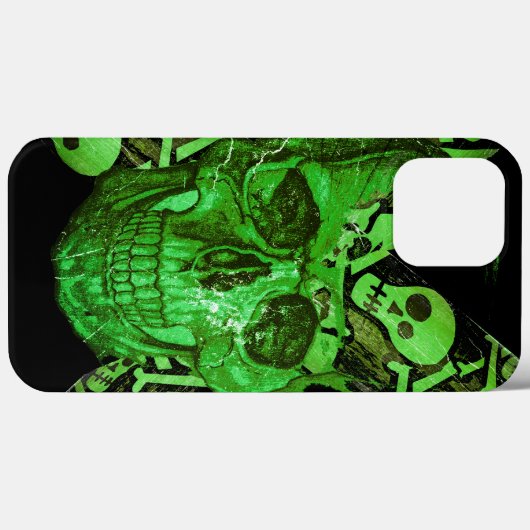 ハロウィーンスカル#2 Case-Mate iPhoneケース (裏面 (横))