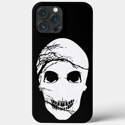 ハロウィーンスカル Case-Mate iPhoneケース (裏面)
