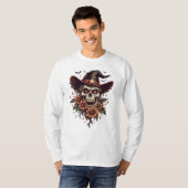 ハロウィーンスカル Tシャツ (正面フル)
