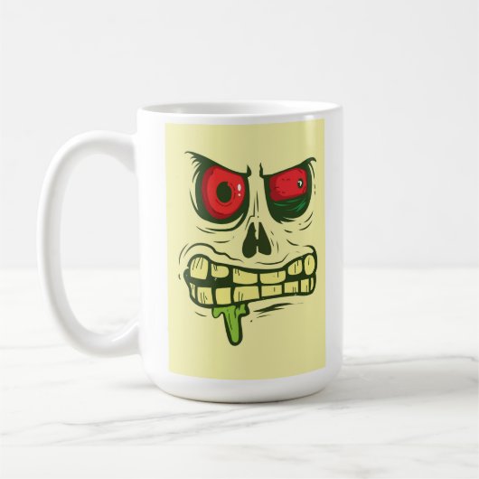 ハロウィーンスカルMUg コーヒーマグカップ (左)