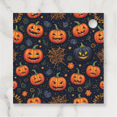 ハロウィーンスクエアメッセージカード フェイバータグ (裏面)