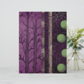 ハロウィーンスクラップブック紙と木の枝 (スタンド正面)