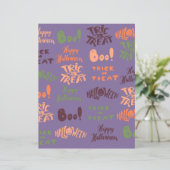 ハロウィーンスクラップブック紙 (スタンド正面)