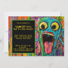 ハロウィーンスクリームオラマパーティー 招待状