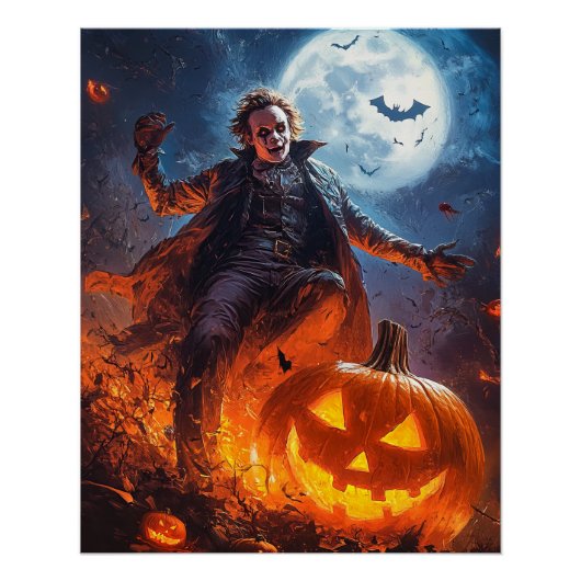 ハロウィーンスケッチポスター。 ポスター (正面)