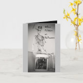 ハロウィーンスケルトンオフィス連合コーヒーブレイク カード (黄色い花)