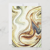 ハロウィーンスケルトンカップルゴシック日付を保存 セーブザデート (裏面)