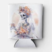 ハロウィーンスケルトンクーラーボックス 缶クーラー (正面)