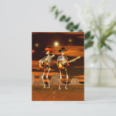 ハロウィーンスケルトンコンサート ポストカード (スタンド正面)