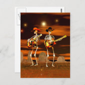 ハロウィーンスケルトンコンサート ポストカード (正面/裏面)