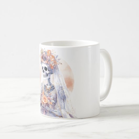 ハロウィーンスケルトンコーヒーマグ コーヒーマグカップ (正面右)