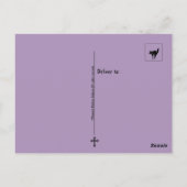 ハロウィーンスケルトンスカルはがき ポストカード (裏面)