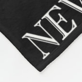 ハロウィーンスケルトンスカル女性コーヒーネブを飲む フリースブランケット (角)