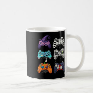 ハロウィーンスケルトンゾンビゲームコントローラミイラ コーヒーマグカップ