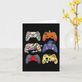 ハロウィーンスケルトンゾンビ魔女コントローラミイラB カード (黄色い花)