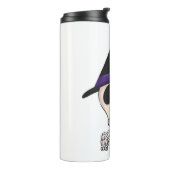 ハロウィーンスケルトンデザイン不気味ハロウィン タンブラー (回転左)